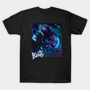 Blue dragon beast T-Shirt